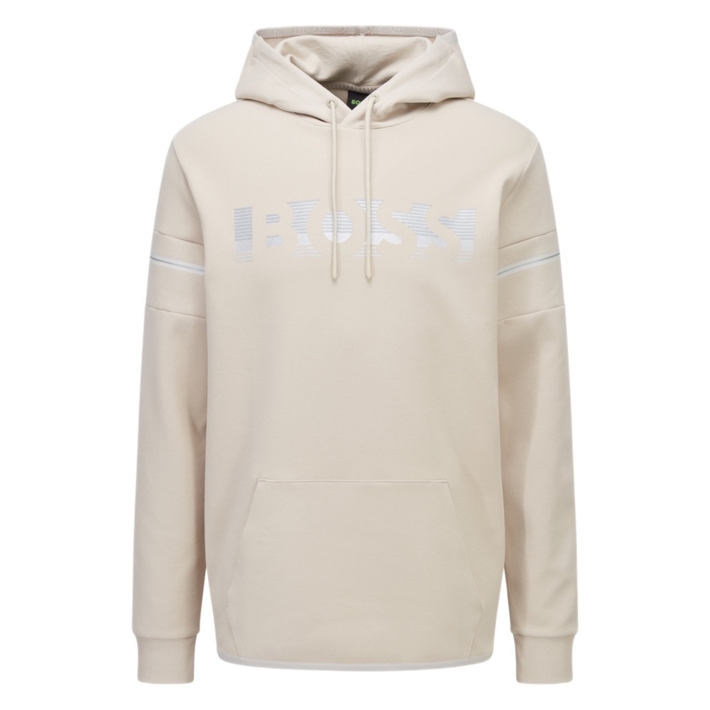 BOSS hoodie | Men Small | lt beige/gray | Like New